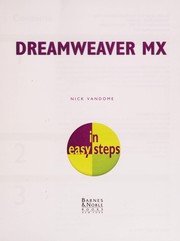 Cover of: Dreamwevaer MX for Windows and Mac