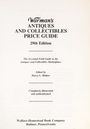 Cover of: Warman's Antiques and Collectibles Price Guide 1995 (Wallace-Homestead Essential Buyer's Guide)