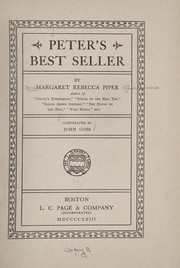 Cover of: Peter's best seller by Margaret Piper Chalmers