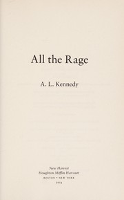 Cover of: All the rage: stories