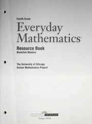 Cover of: Everyday Mathematics: Fourth Grade Resource Book (The University of Chicago School Mathematics Project)