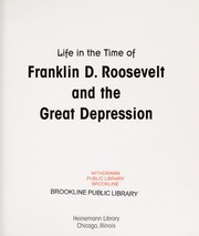 Franklin D. Roosevelt and the Great Depression by Terri DeGezelle