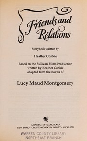 Cover of: Friends and Relations (Road to Avonlea No. 26)