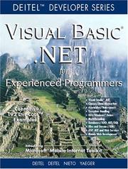 Visual Basic .NET for experienced programmers