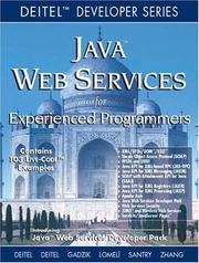 Java Web services for experienced programmers