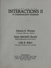 Cover of: Interactions II: A Communicative Grammar (Interactions II)