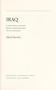 Cover of: Iraq: a political history from independence to occupation