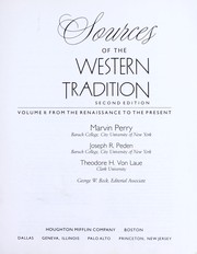 Cover of: Sources of the Western Tradition: From the Scientific Revolution to the Present