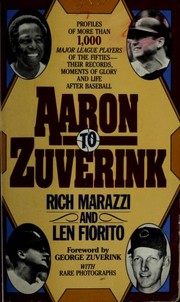 Cover of: Aaron to Zuverink