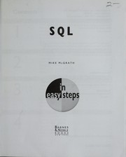 Cover of: SQL in Easy Steps