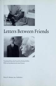Cover of: Magritte/Torczyner: letters between friends