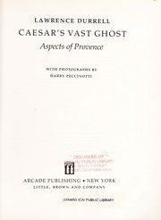 Cover of: Caesar's vast ghost: aspects of Provence