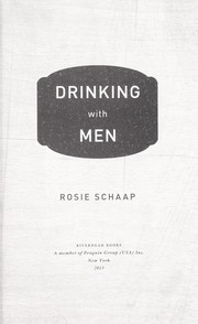 Cover of: Drinking with men: a memoir