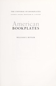 American bookplates by William Elliott Butler, Maryann Gashi-Butler