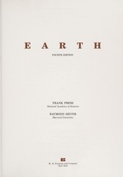 Earth by Frank Press, Frank Press, Raymond Siever