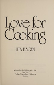 Cover of: Love for cooking