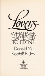 Lovers by Donald M. Joy, Robbie B. Joy