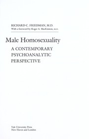 Cover of: Male homosexuality : a contemporary psychoanalytic perspective