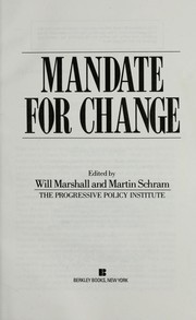 Cover of: Mandate for change