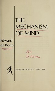Cover of: The mechanism of mind.