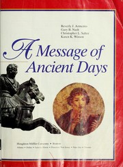 Cover of: A Message of Ancient Days (Houghton Mifflin Social Studies, Level 6)