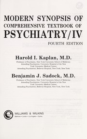 Cover of: Modern synopsis of Comprehensive textbook of psychiatry/IV by Harold I. Kaplan