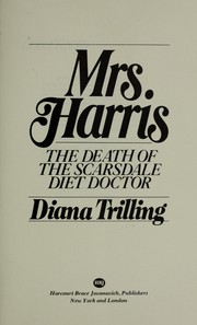 Cover of: Mrs. Harris : the death of the Scarsdale diet doctor