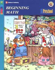Cover of: Spectrum Beginning Math, Preschool