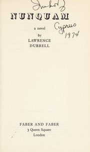 Cover of: Nunquam by Lawrence Durrell