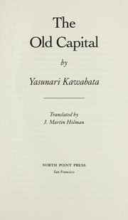 Cover of: The old capital
