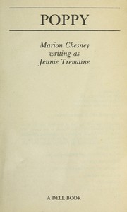 Poppy by Jennie Tremaine, M C Beaton Writing as Marion Chesney