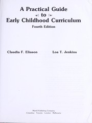 Cover of: A Practical Guide to Early Childhood Curriculum