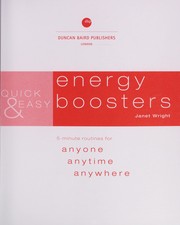 Cover of: Quick & easy energy boosters by Janet Wright