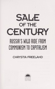 Cover of: Sale of the Century: Russia's wild ride from communism to capitalism