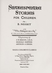 Cover of: Shakespeare Stories for Children (Magna Children's Classics) by Edith Nesbit, Frederick James Furnivall