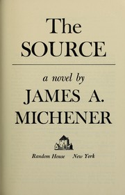 Cover of: The source; a novel