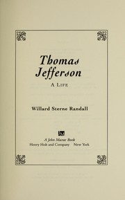 Cover of: Thomas Jefferson : a life
