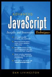 Cover of: Advanced JavaScript
