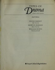 Cover of: Types of Drama: Plays and Essays