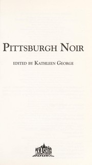 Cover of: Pittsburgh noir