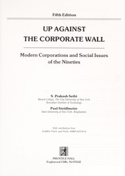 Cover of: Up against the corporate wall by S. Prakash Sethi