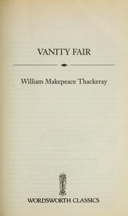 Cover of: Vanity Fair