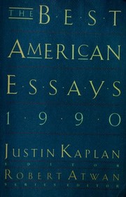 Cover of: The Best American Essays 1990