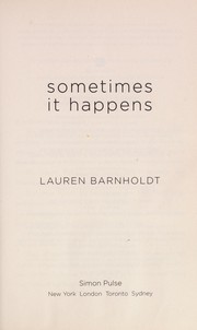 Cover of: Sometimes it happens