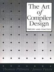 Cover of: The Art of Compiler Design: Theory and Practice