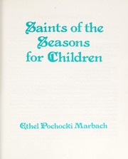 Cover of: Saints of the seasons for children