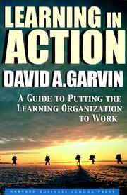 Cover of: Learning in Action by David A. Garvin