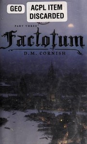 Cover of: Factotum by D. M. Cornish