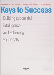 Keys to success by Carol Carter