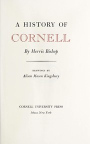Cover of: A history of Cornell.